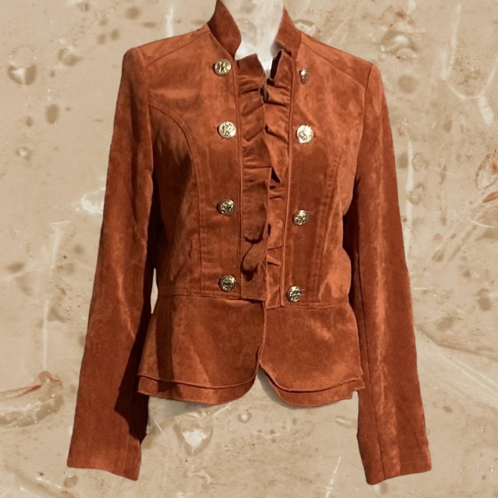 Dress Barn Faux Suede Jacket